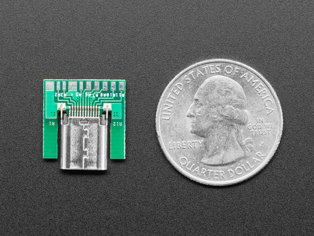 USB Type C Socket - SMT Inline Breakout Board