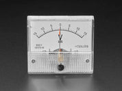 Small -15 to +15V DC Analog Panel Meter
