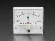Small -1 Amp to +1 Amp DC Current Analog Panel Meter