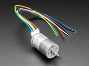 Geared DC Motor with Magnetic Encoder Outputs - 7 VDC 1:20 Ratio