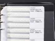 SMT 0603 Resistor and Capacitor Book - 3725 pieces