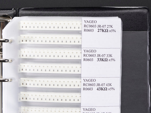 SMT 0603 Resistor and Capacitor Book - 3725 pieces
