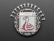 Circuit Playground 152x152 Tri-Color E-Ink Gizmo