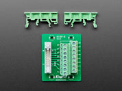 DIN Rail 2x8 IDC to Terminal Block Adapter Breakout