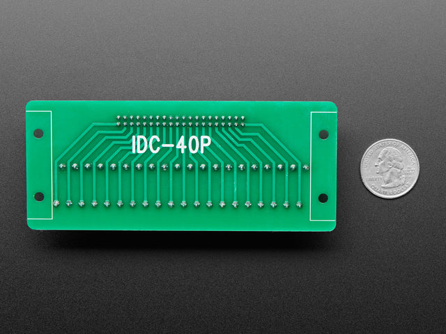 DIN Rail 2x20 IDC to Terminal Block Adapter Breakout