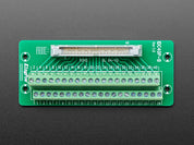 DIN Rail 2x20 IDC to Terminal Block Adapter Breakout
