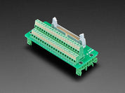 DIN Rail 2x20 IDC to Terminal Block Adapter Breakout
