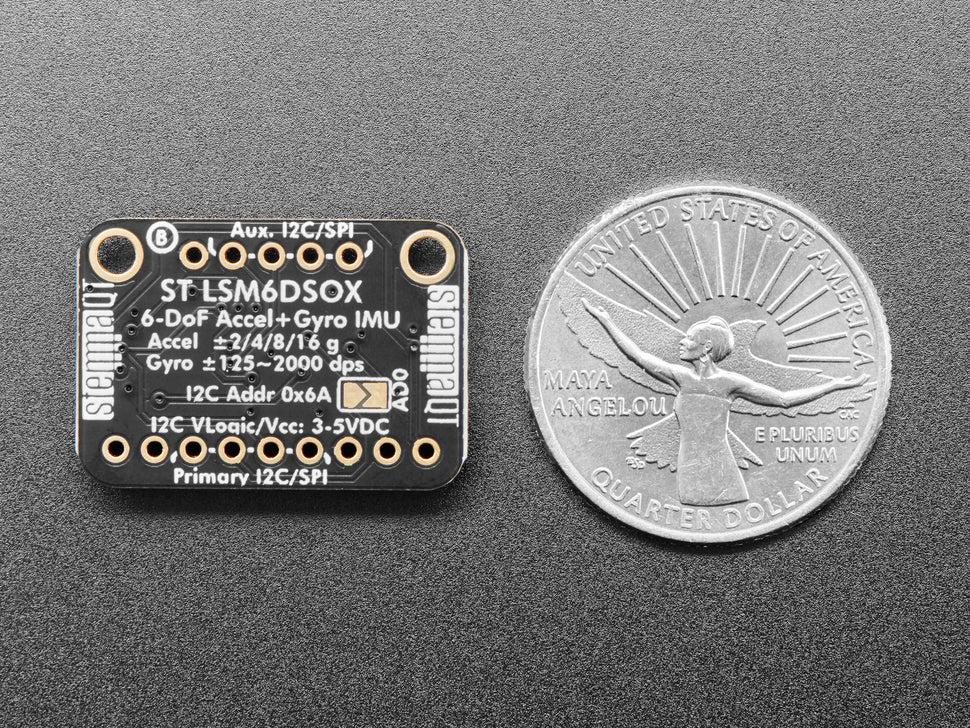 Adafruit LSM6DSOX 6 DoF Accelerometer and Gyroscope