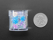 Shimmering Snowflake Glitter - 8mm