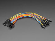Premium Silicone Covered Female-Female Jumper Wires - 200mm x 40