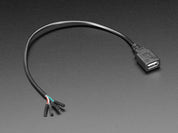 USB Type A Jack Breakout Cable with Premium Female Jumpers
