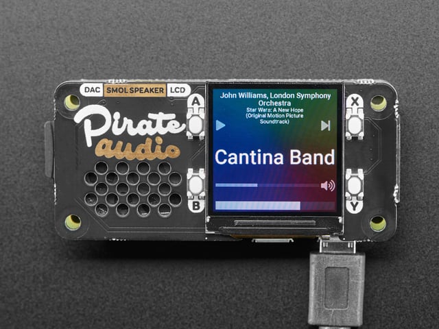 Pirate Audio: Speaker for Raspberry Pi - Built-in 1W Speaker