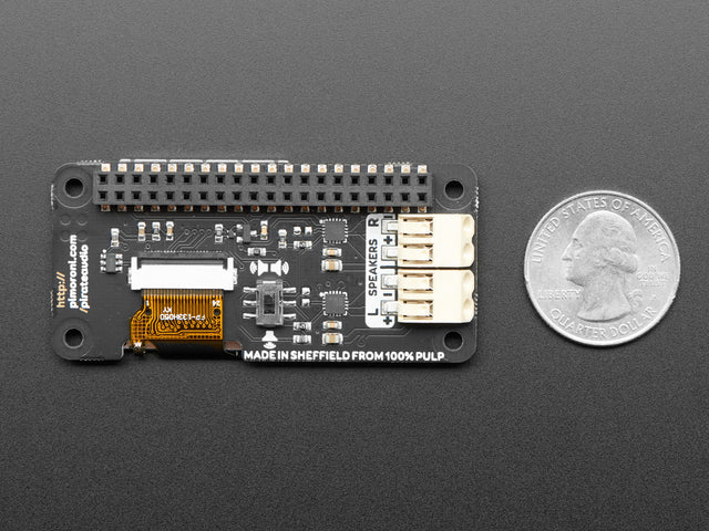 Pirate Audio: 3W Stereo Speaker Amp for Raspberry Pi