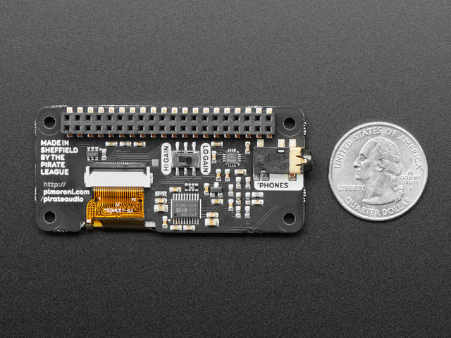 Pimoroni Pirate Audio: Headphone Amp for Raspberry Pi