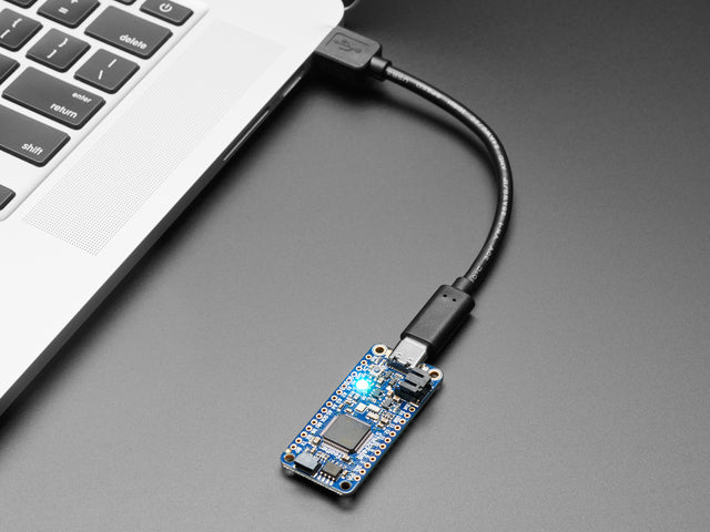 USB Type A to Type C Cable - 6" long
