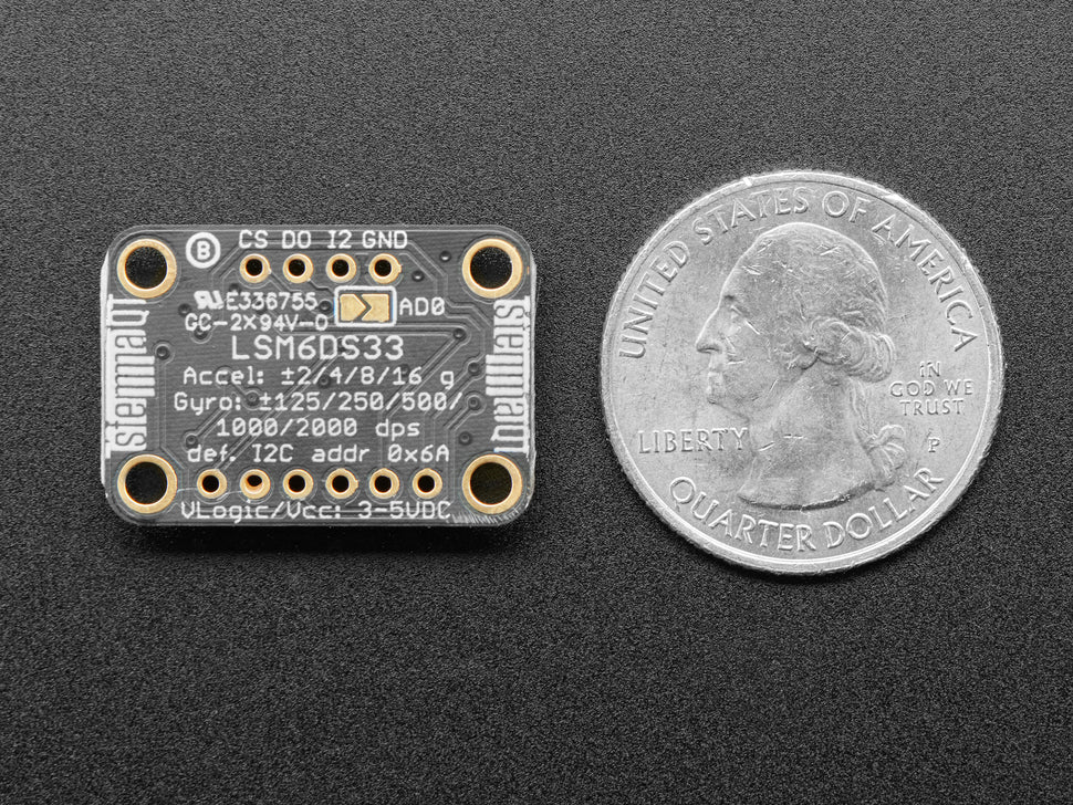 Adafruit LSM6DS33 6-DoF Accel + Gyro IMU