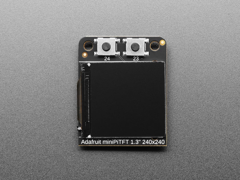 Adafruit Mini PiTFT 1.3" - 240x240 TFT Add-on for Raspberry Pi