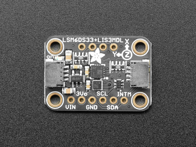 Adafruit LSM6DS33 + LIS3MDL - 9 DoF IMU with Accel / Gyro / Mag