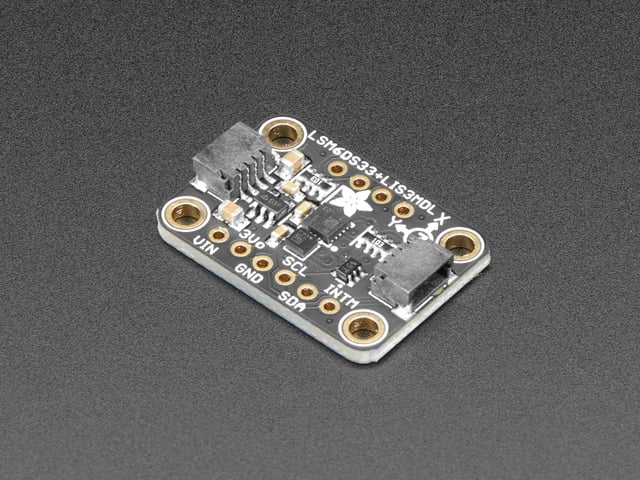 Adafruit LSM6DS33 + LIS3MDL - 9 DoF IMU with Accel / Gyro / Mag