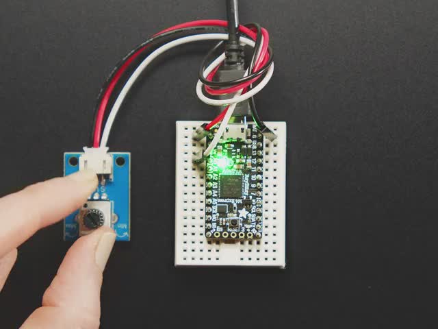 STEMMA Wired Potentiometer Breakout Board - 10K ohm Linear