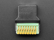 RJ-45 Ethernet Female Socket to Terminal Spring Block Adapter