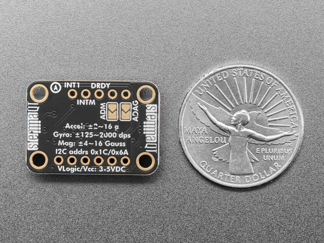 Adafruit LSM6DSOX + LIS3MDL - Precision 9 DoF IMU