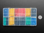 Pre-Cut Multi-Colored Heat Shrink Pack Kit - 280 pcs