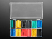 Pre-Cut Multi-Colored Heat Shrink Pack Kit - 280 pcs