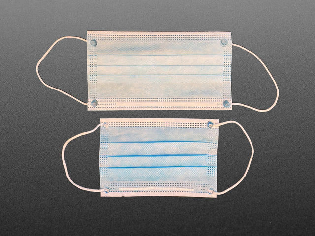 Child-Size Small Disposable Masks - Blue Surgical-Style - 50 pk