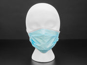 Child-Size Small Disposable Masks - Blue Surgical-Style - 20 pk