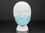 Child-Size Small Disposable Masks - Blue Surgical-Style - 50 pk