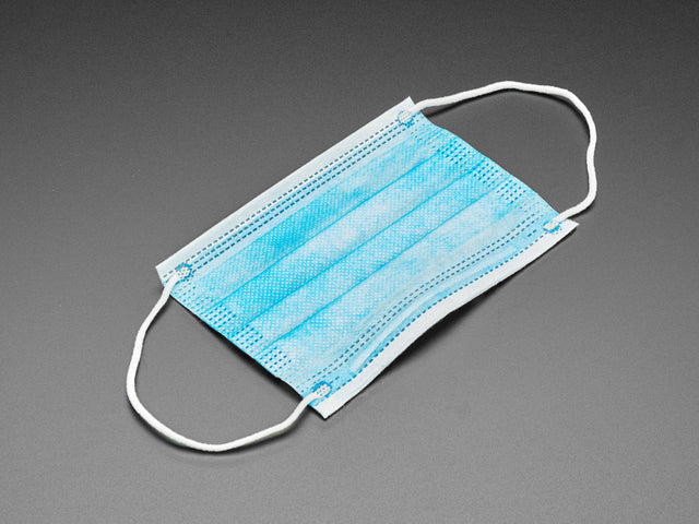 Child-Size Small Disposable Masks - Blue Surgical-Style - 50 pk