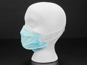 Child-Size Small Disposable Masks - Blue Surgical-Style - 50 pk