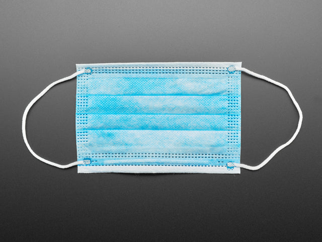 Child-Size Small Disposable Masks - Blue Surgical-Style - 50 pk