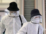 Urban Commuter Hat with Vinyl Face Shield