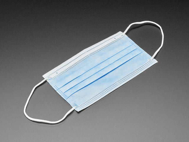 Standard Adult Disposable Masks - Blue Surgical-Style - 50 pk