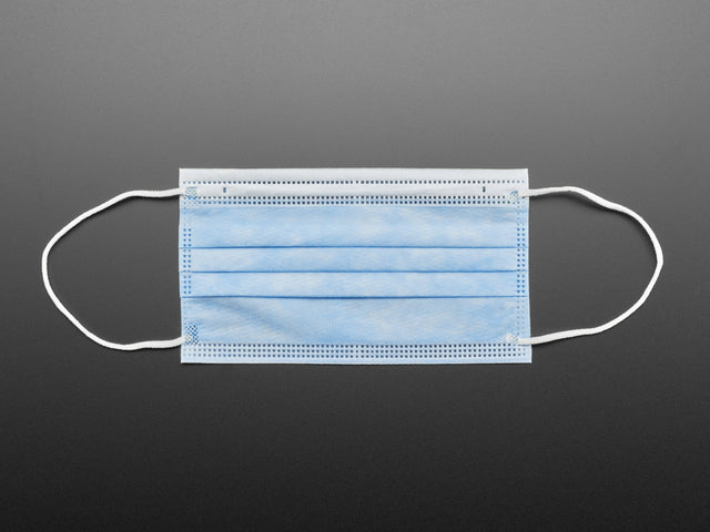 Standard Adult Disposable Masks - Blue Surgical-Style - 50 pk