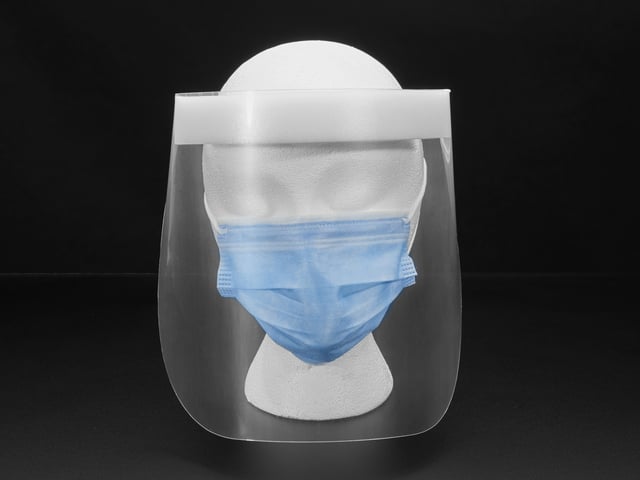 Disposable Face Shields with Anti-Fog Coating