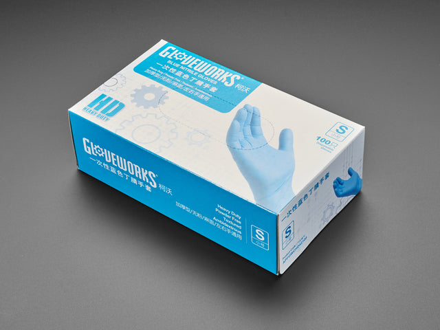 Small Nitrile Disposable Gloves - 100 Piece Glove Box