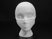 Simple 3-Layer Cotton Masks - Adult Size - 10 pack