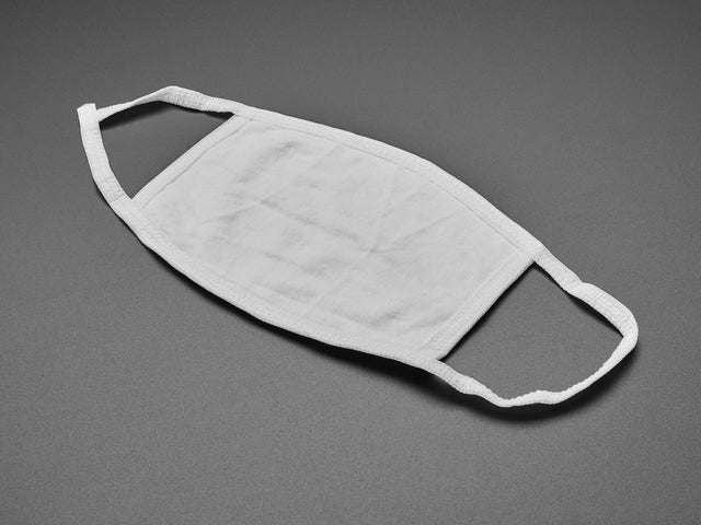 Simple 3-Layer Cotton Masks - Adult Size - 10 pack