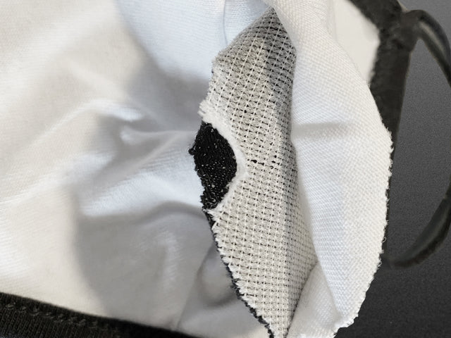 Adjustable Fabric Face Mask in Adafruit Black