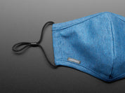 Adjustable Fabric Face Mask in Blue