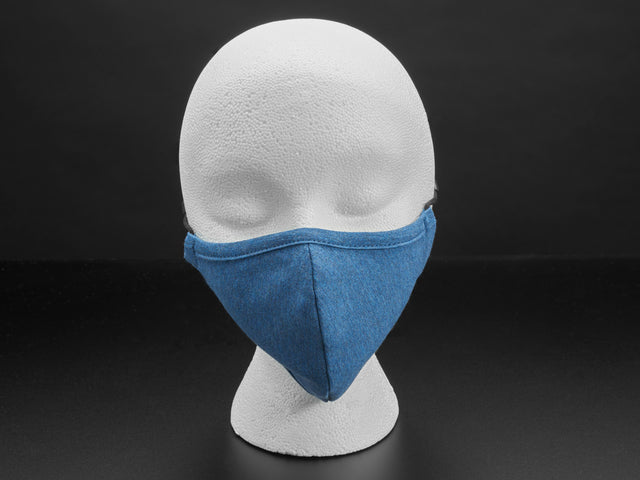 Adjustable Fabric Face Mask in Blue