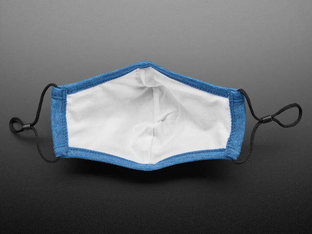 Adjustable Fabric Face Mask in Blue