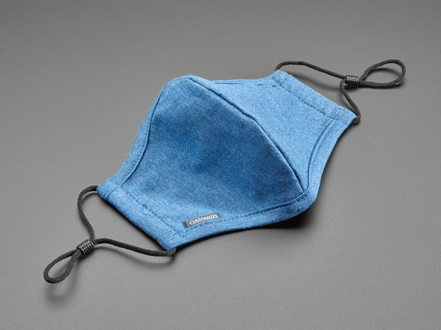 Adjustable Fabric Face Mask in Blue