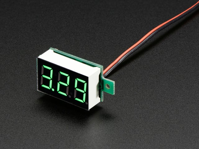 Mini 2-wire Volt Meter (2.7 - 40 VDC)