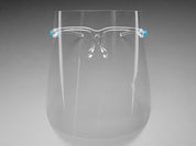 Face Shield with Glasses Frame