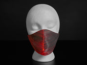 Face Mask With RGB LED Fiber Optic Fabric