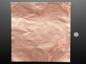 Copper Foil Sheet with Conductive Adhesive - 12" x12" Sheet